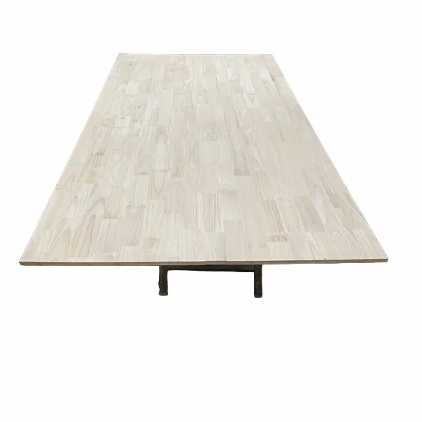 Rå trä färg gummi trä panel